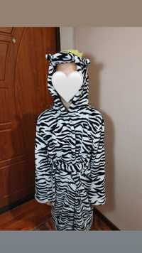 Дитячий халат зебра