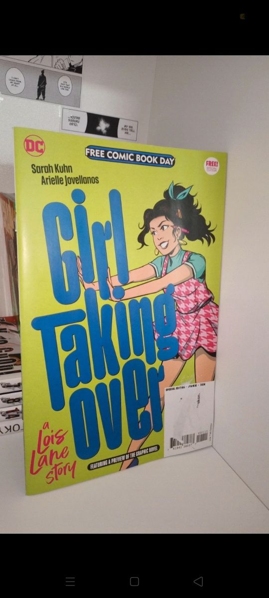 "Girl taking over" DC comics