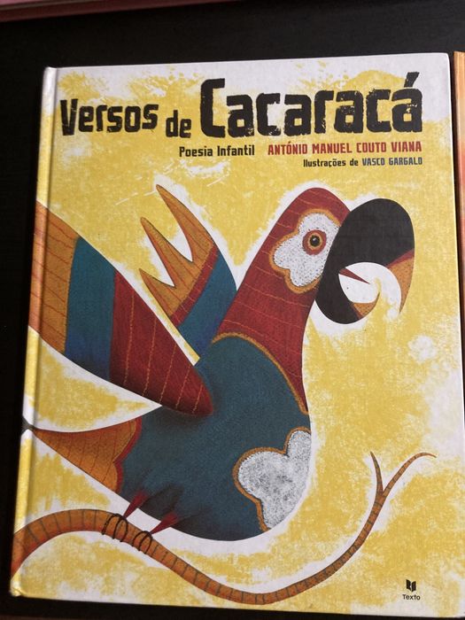 Pack de dois livros versos de cacaraca e o beijo da palavrinha