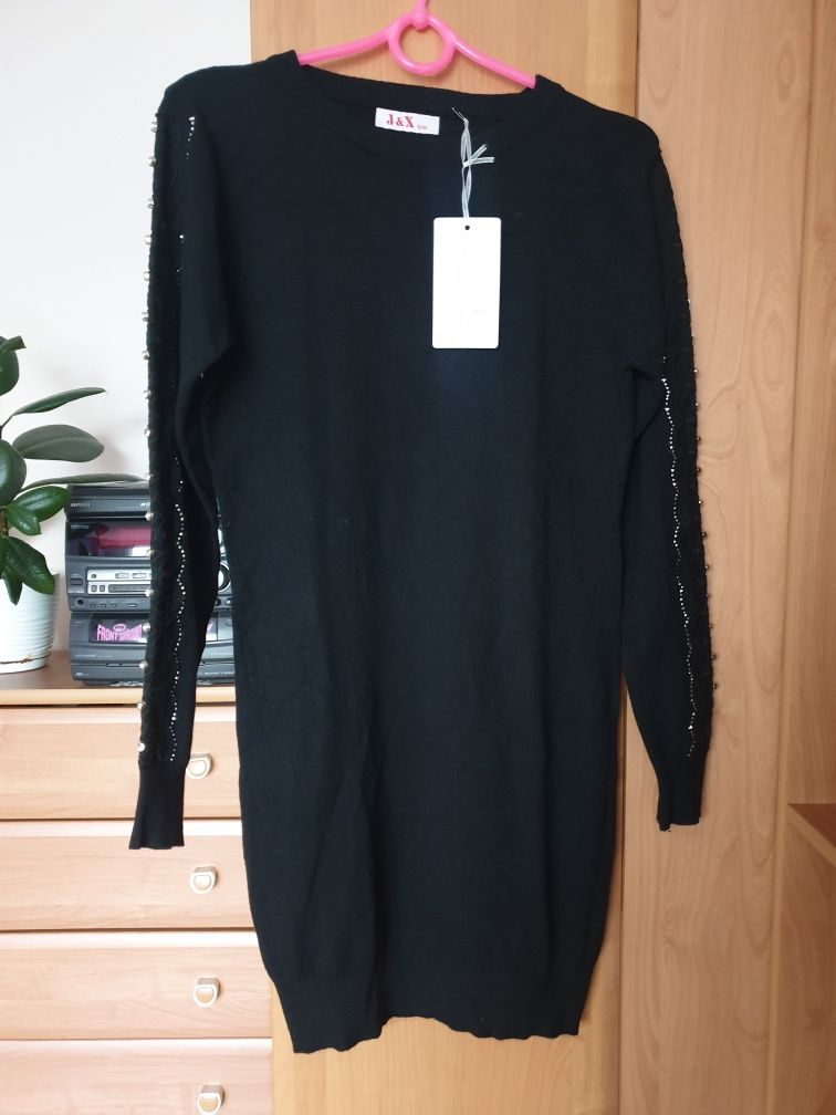 Sukienka sweter,tunika viskoza moda s/m