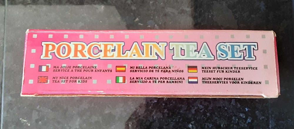 Conjunto de Chá Miniatura em Porcelana, Infantil/de Brincar Vintage