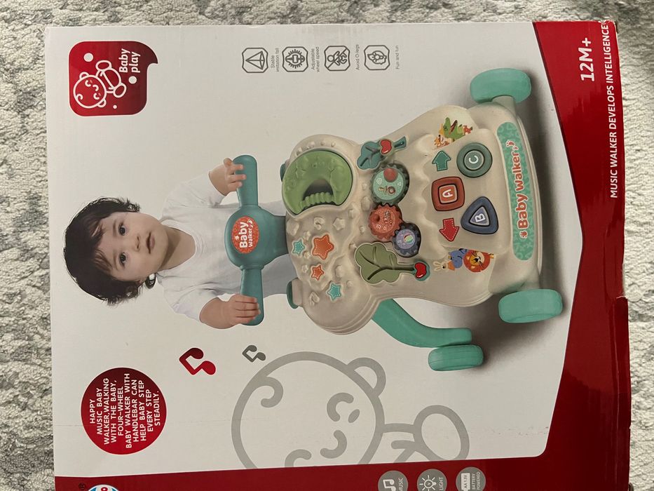 Дитяча каталка-ходунки-штовхач