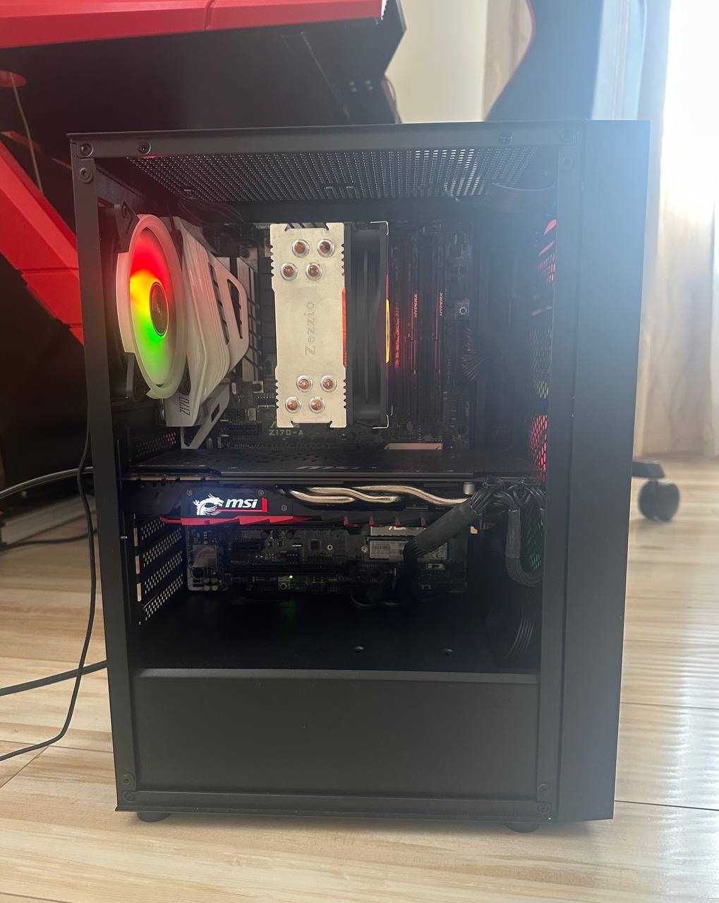 Ігровий ПК Intel core i7 6 ядер 12 потоків, 16гб ОЗУ 3200