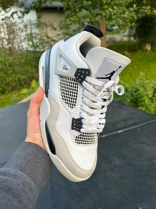 Buty meskie Mokasyny Nike_Jordan_4_retro_military_black R.44