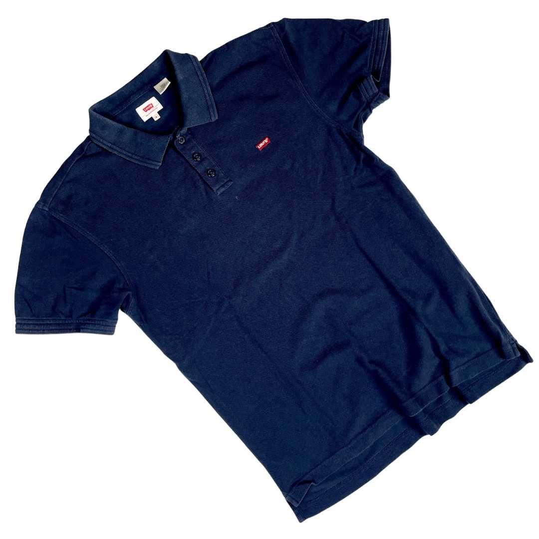 Levi’s navy koszulka polówka polo T-shirt streetwear (S/M) 80s y2k 90s