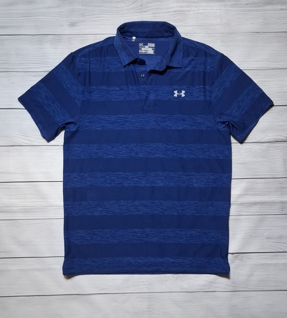 Koszulka polo męska Under Armour Heat Gear, loose, polówka, logo sport