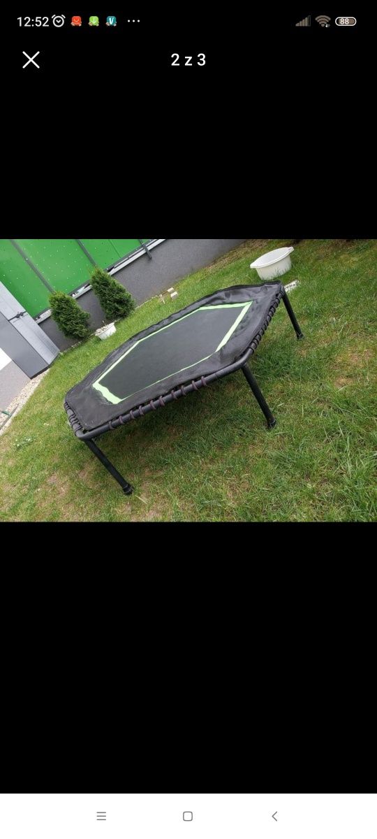 Trampolina średnica 110cm.