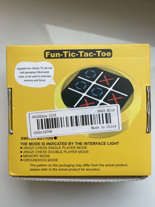 Портативна електронна настільна гра для дітей Хрестики Нулики