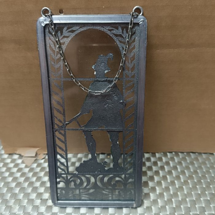 Витраж настенный старая Франция эмаль