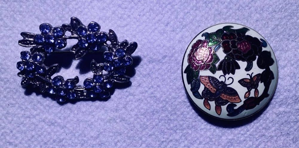 Брошка брошь Клуазоне