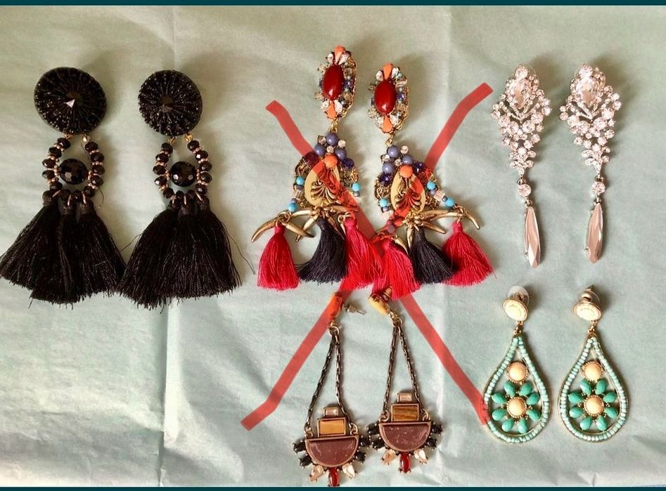 Сережки  Серьги Бижутерия