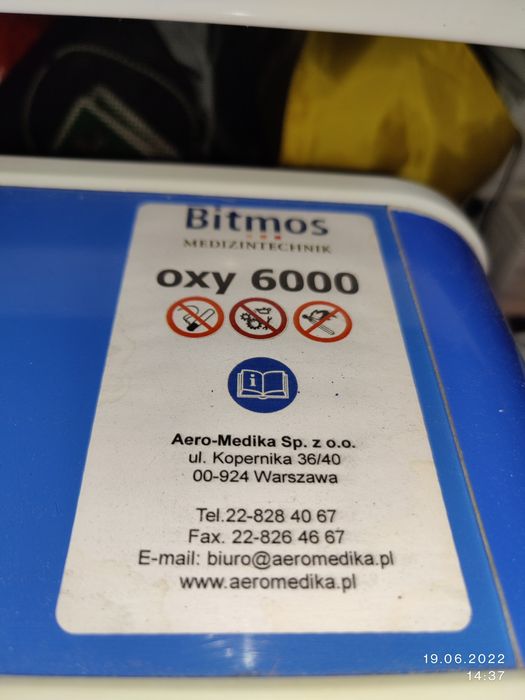 Koncentrator tlenu premium Bitmos oxy 6000