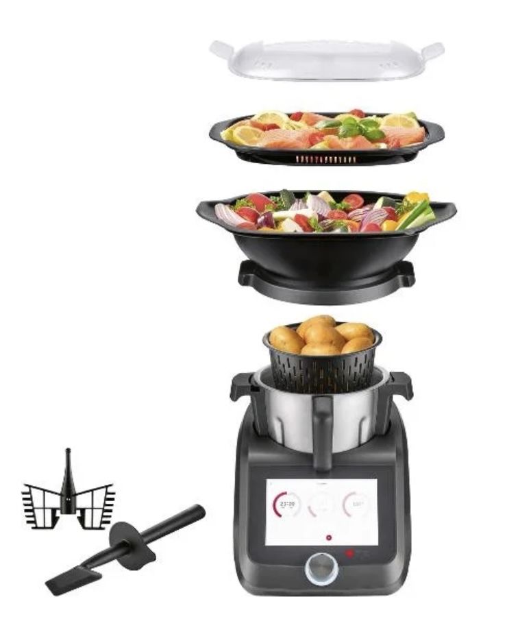 Slivercres Lidlomix Termorobot WiFi, W1200 czarny