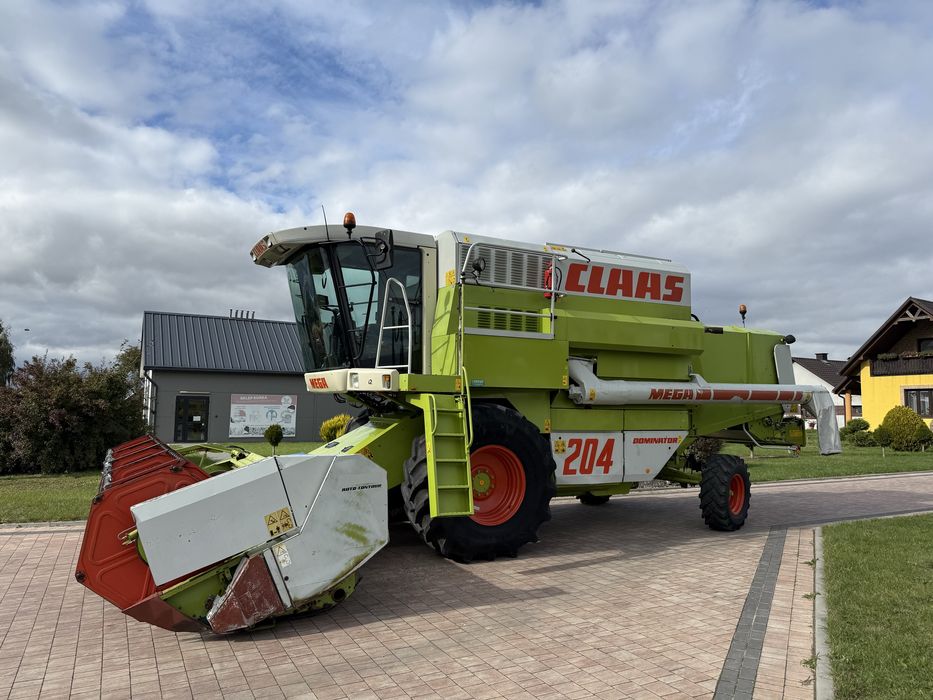 CLAAS MEGA 204 PIĘKNY STAN! Mercedes! heder 5,10! lexion dominator
