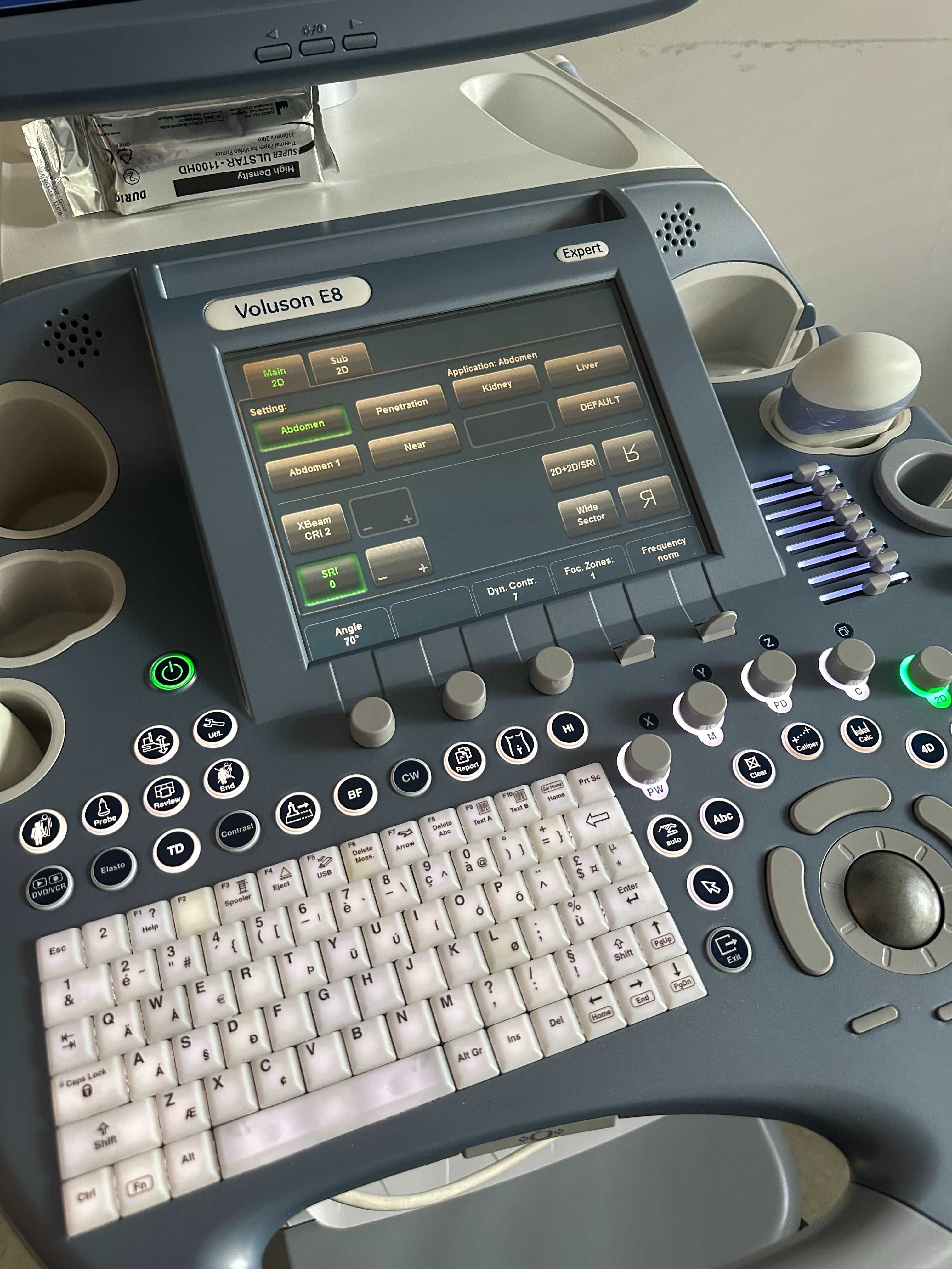 GE Voluson E8 Expert Aparat USG Ultrasonograf + Głowice