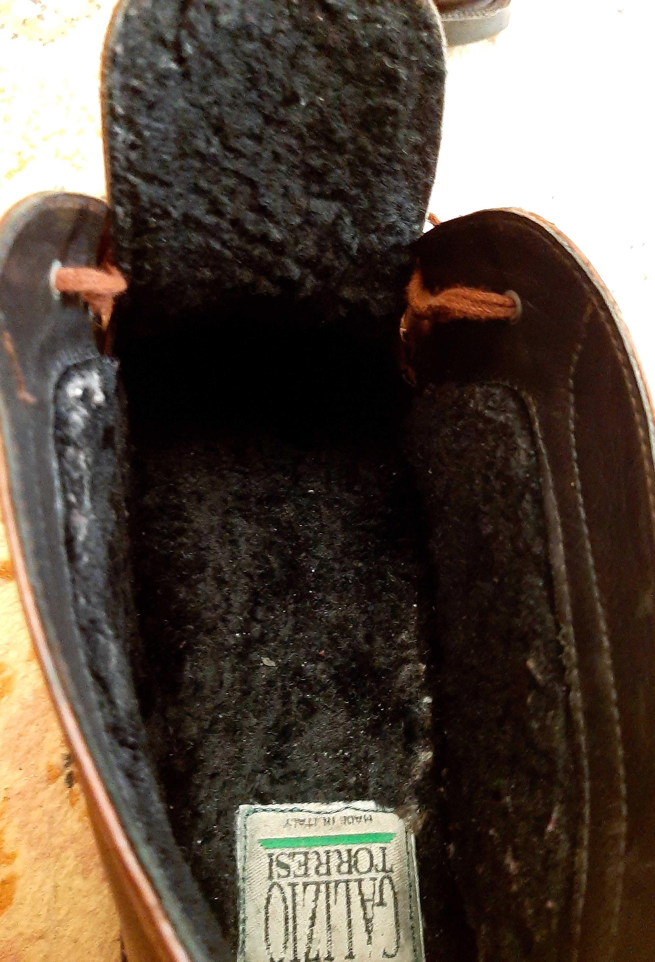 Зимние мужские ботинки 43р. Сделано в Италии. Куплены в Германии.