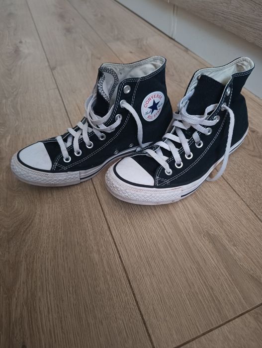 Converse czarne wysokie 41