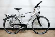 ROWER TREKKING PEGASUS,alu,koła28",2x amo,SHIMANO XT,licznik,3x8,ideał