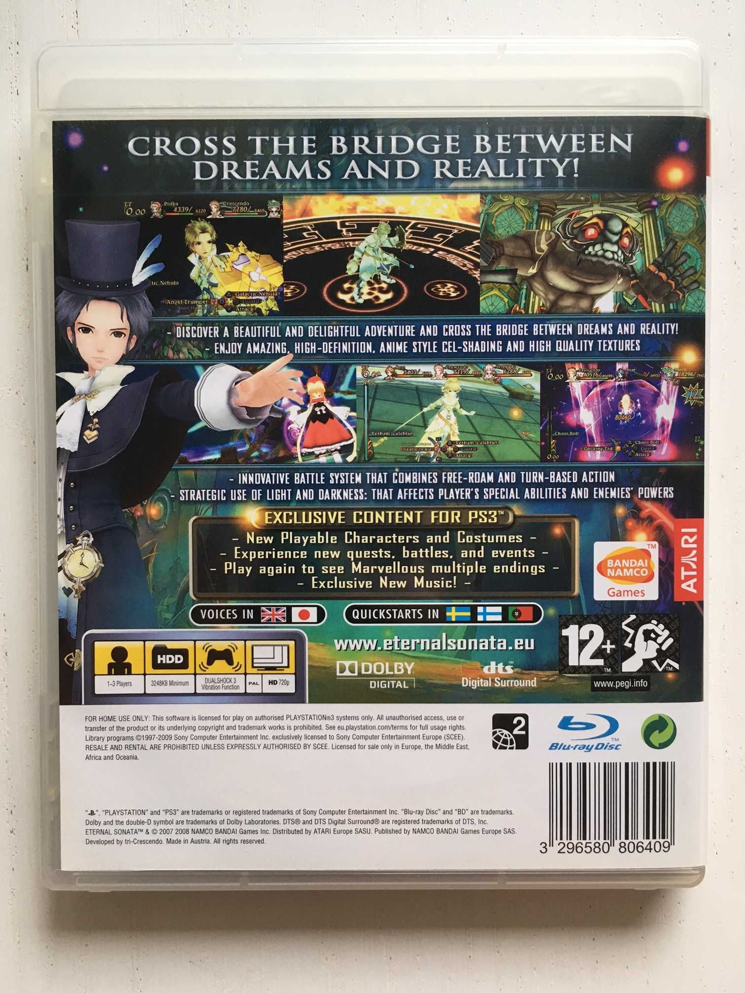 Gra PS3 Eternal Sonata, komplet, wydanie premierowe PEGI Unikat