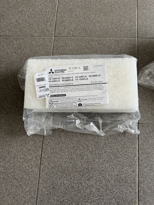 Filtry rekuperacji Mitsubishi Electric