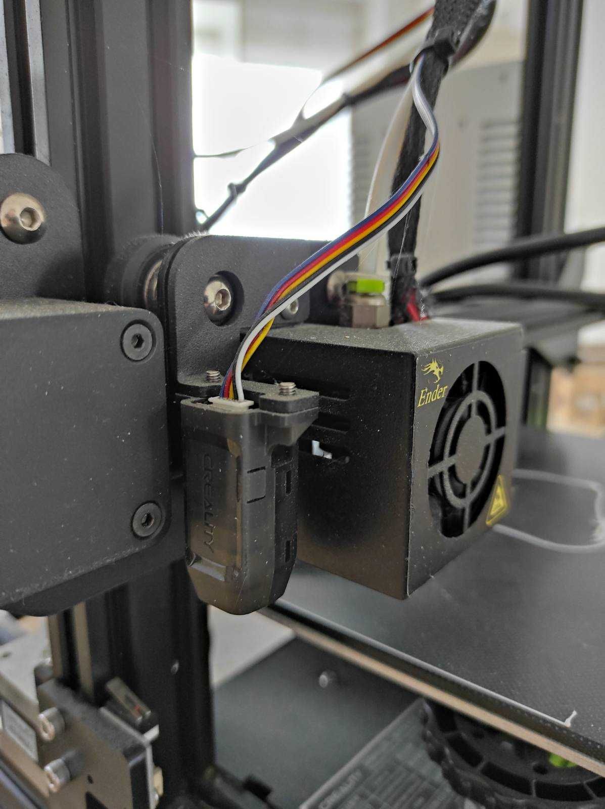 Ender 3, BLTouch, cicha płyta, nowy ekstruder