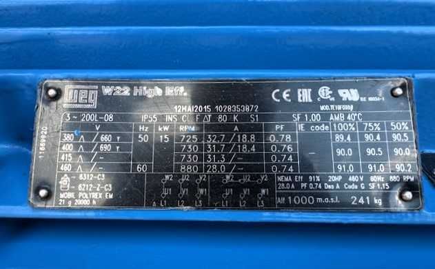 Pompa dwuśrubowa spożywcza Bornneman SLH-4P-3025
