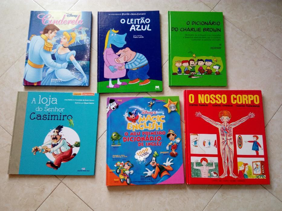 diversos livros usados para crianças - 4€ e 8€ cada