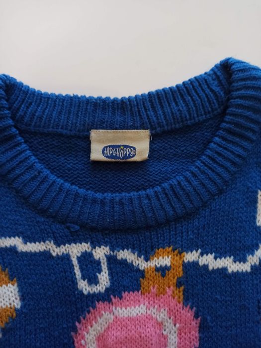 Sweter świąteczny świecący dla chłopca 122/128