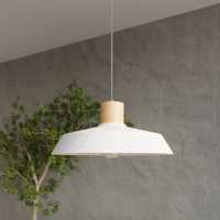 Lampa betonowa szara modern loft beton scandi sufitowa