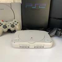 Консоль Sony PlayStation 1 Slim SCPH-1xxx Europe White Ігри Аксесуари