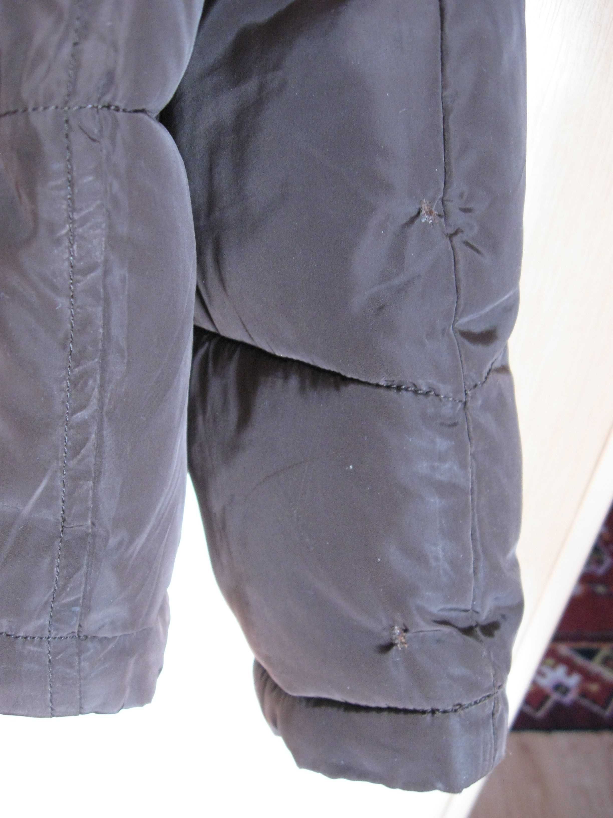 Куртка мужская зимняя коричневая masimar. Тинсулейт, L, дефект.