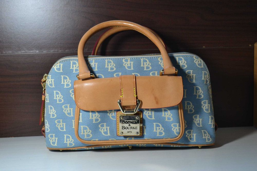 dooney & bourke сумка оригинал монограмм винтаж ретро