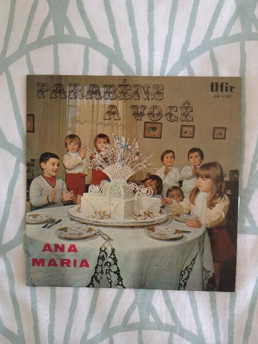 Disco vinil 45rpm: Ana Maria "Parabéns a Você" (vintage)