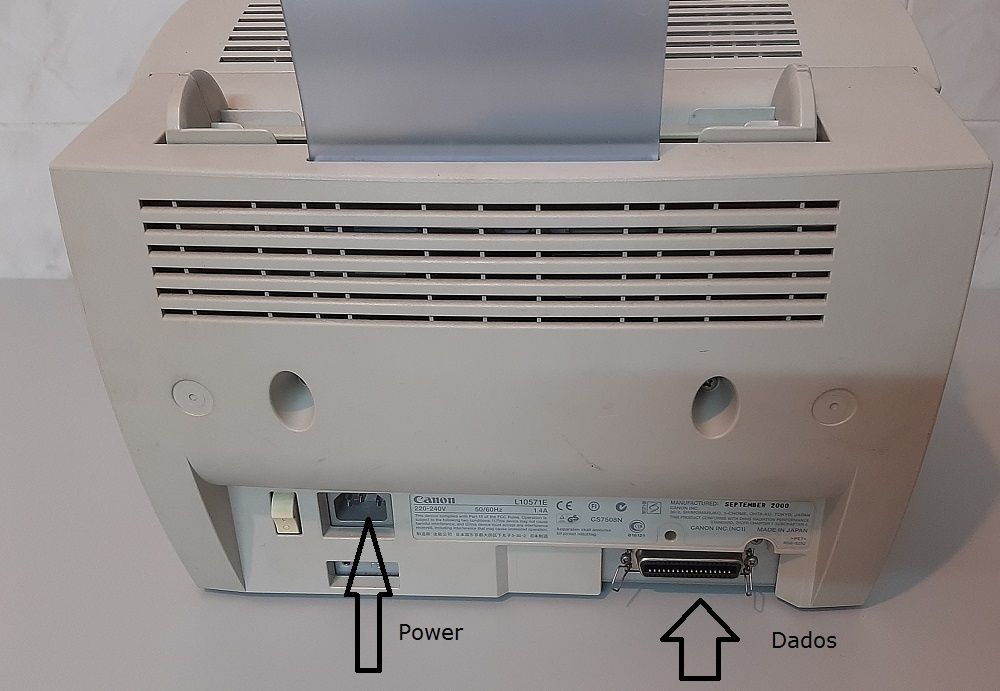 Impressora Laser canon LBP 800 + Toner Cheio