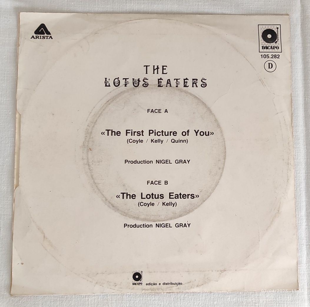 The Lotus Eaters - The First Picture Of You - Single