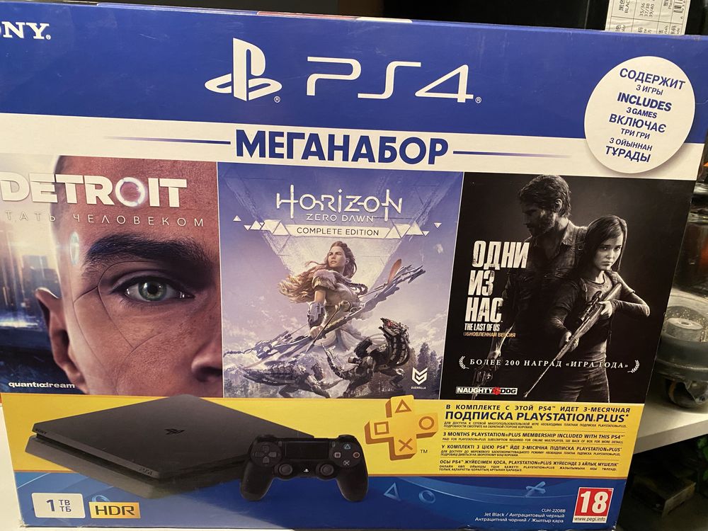 Sony ps4 на 1tb та купа ігр