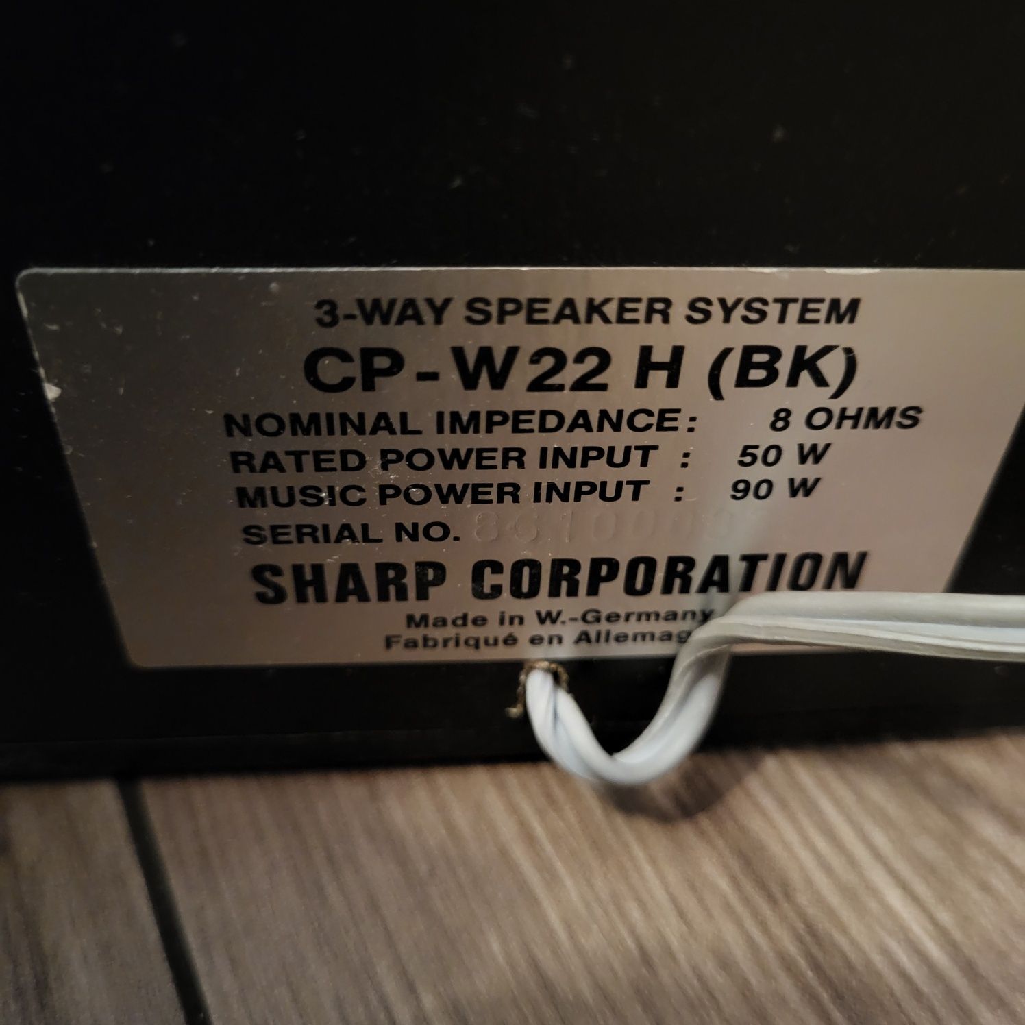 Głośniki Sharp   .