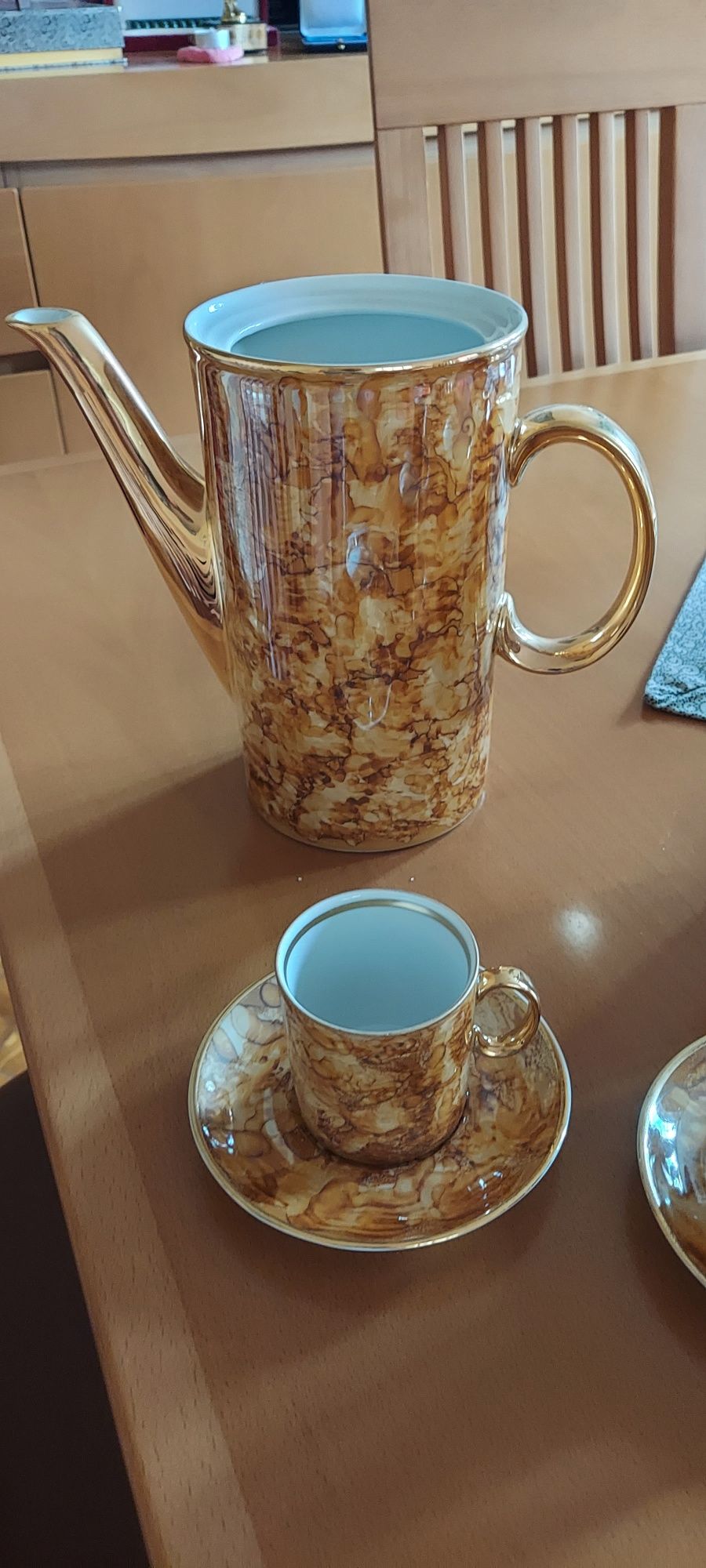 Komplet kawowy z fabryki porcelany Karolina