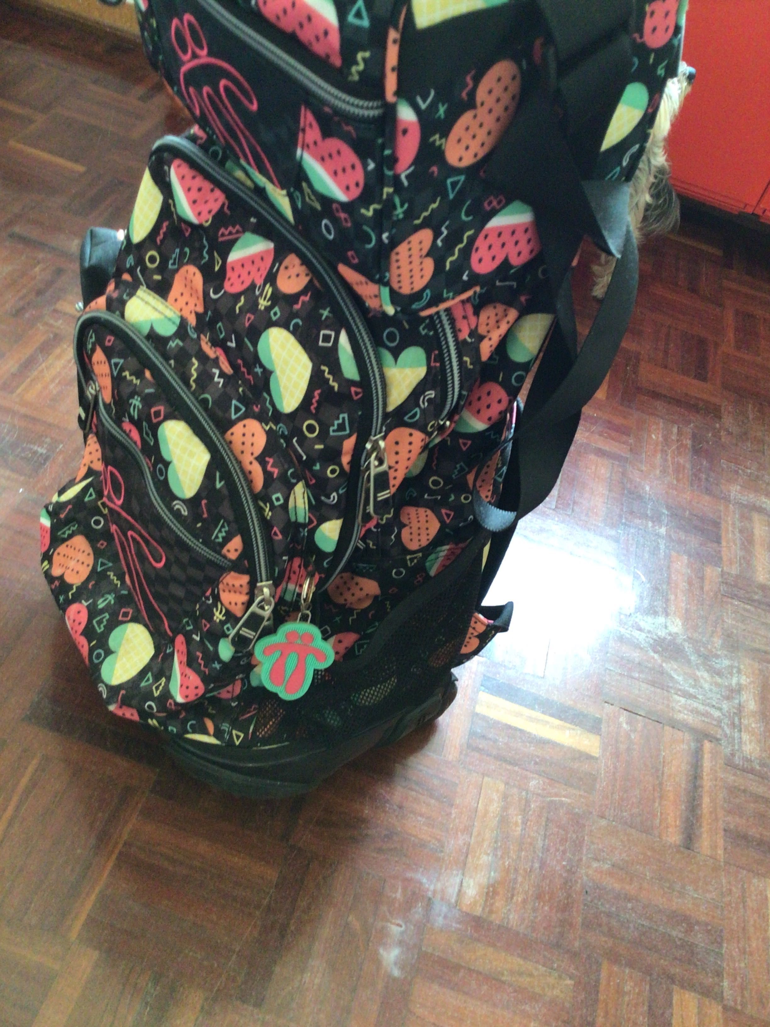 Conjunto lancheira e mochila TOTTO com rodas para criança