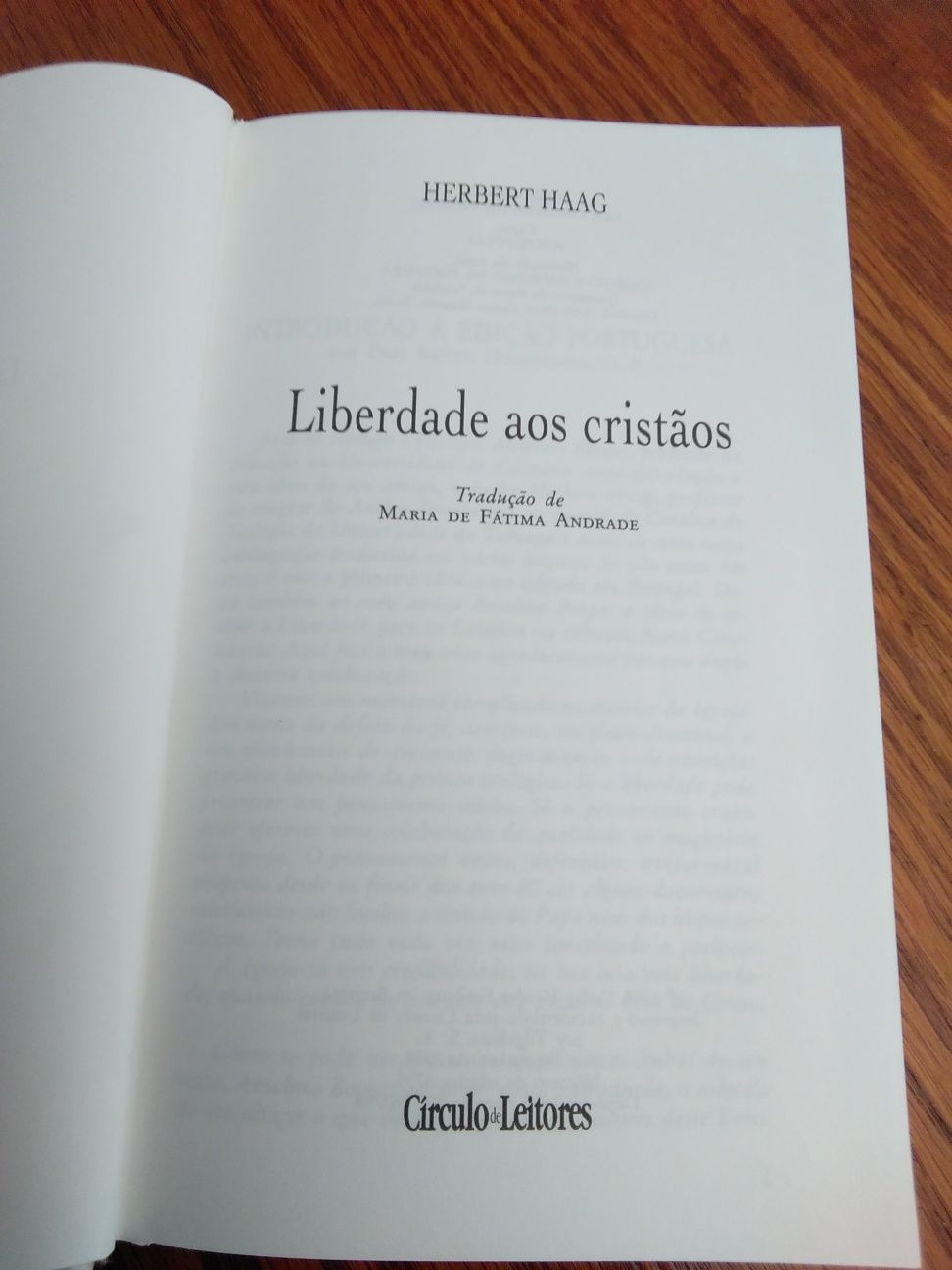 Liberdade aos Cristãos