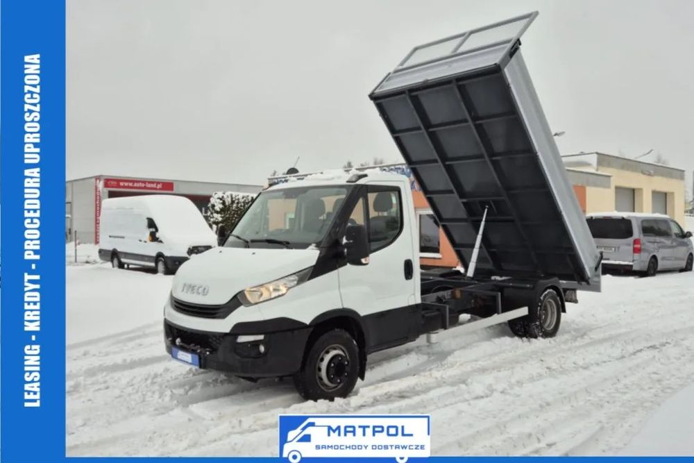 Iveco Daily 70C18 / 35C18 3.0HPi, wywrotka, blokada mostu  klimatyzacja, siłownik 8ton, bliźniaki, pneumatyka ,KAT.B, KAT.C, HAK