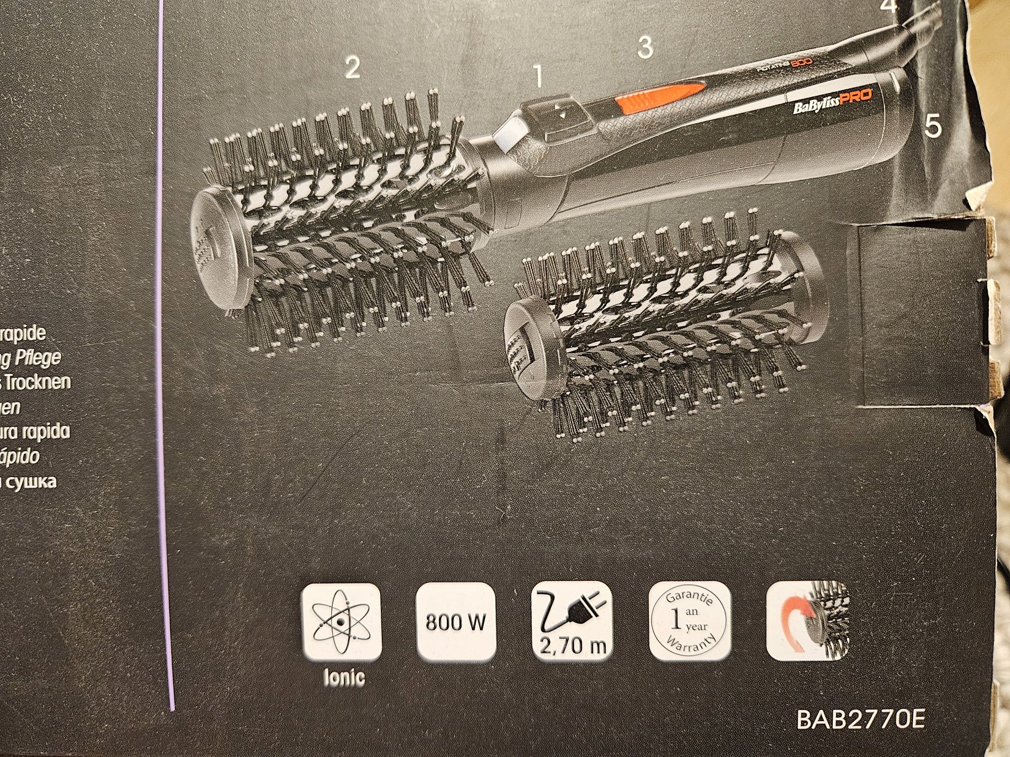 Suszarko lokówka obrotowa Babyliss Nowa