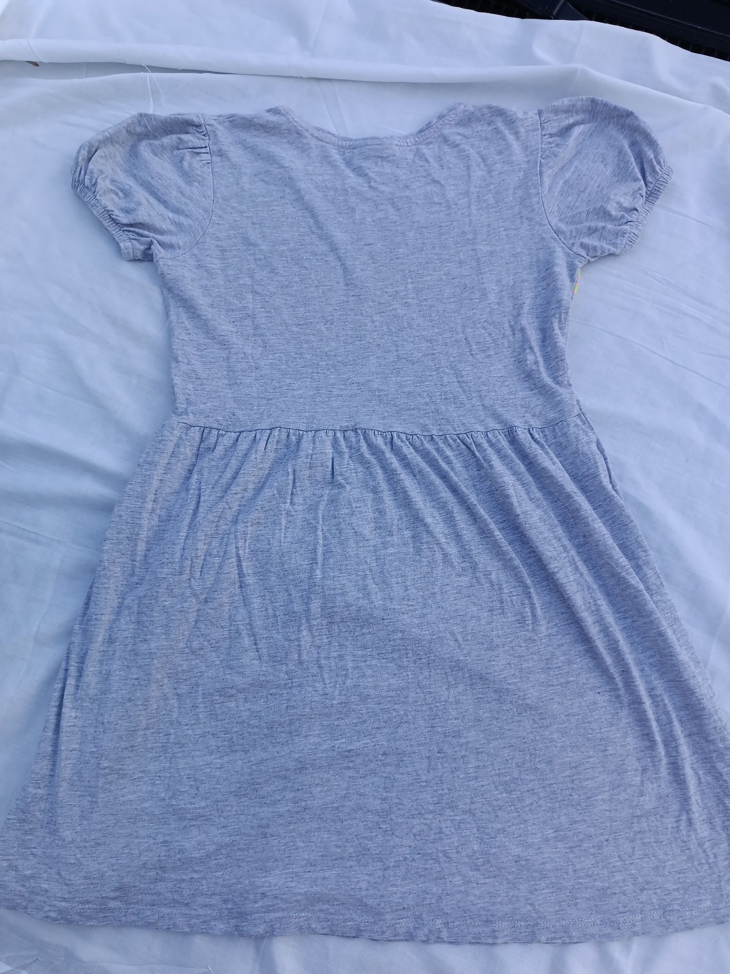 Сукня плаття платье дівчинка літо весна сірий колір 11 років 152р