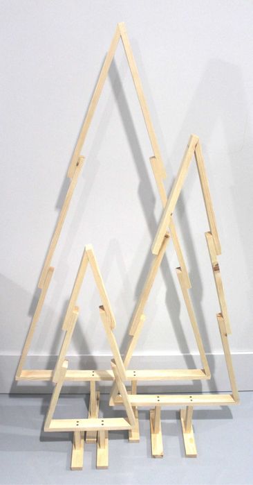 Choinki drewniane ozdoba drzewko świąteczne eko 90,120,155cm
