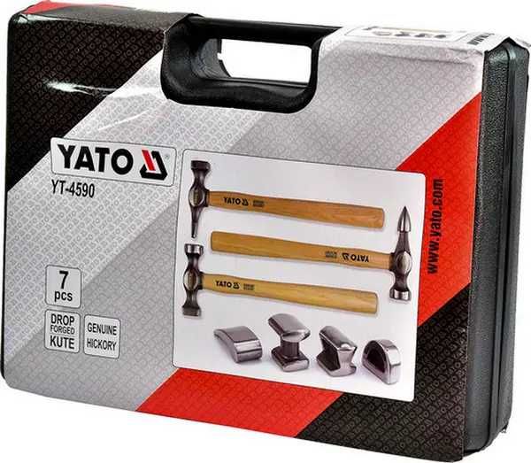 Набір рихтувальних молотків 7 од. YATO YT-4590