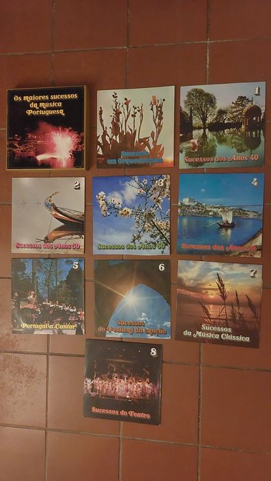 Coleção de vinis (discos de vinil)