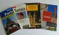 Livros Turismo: Paris, Tunísia, Santiago, Toulouse