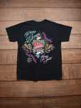 Y2k Okinawa Black Tee Tshirt czarna koszulka z krótkim rękawem