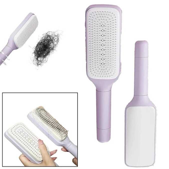 Escova com tecnologia Auto Limpante De cabelo suave NOVO ENVIO GRÁTIS