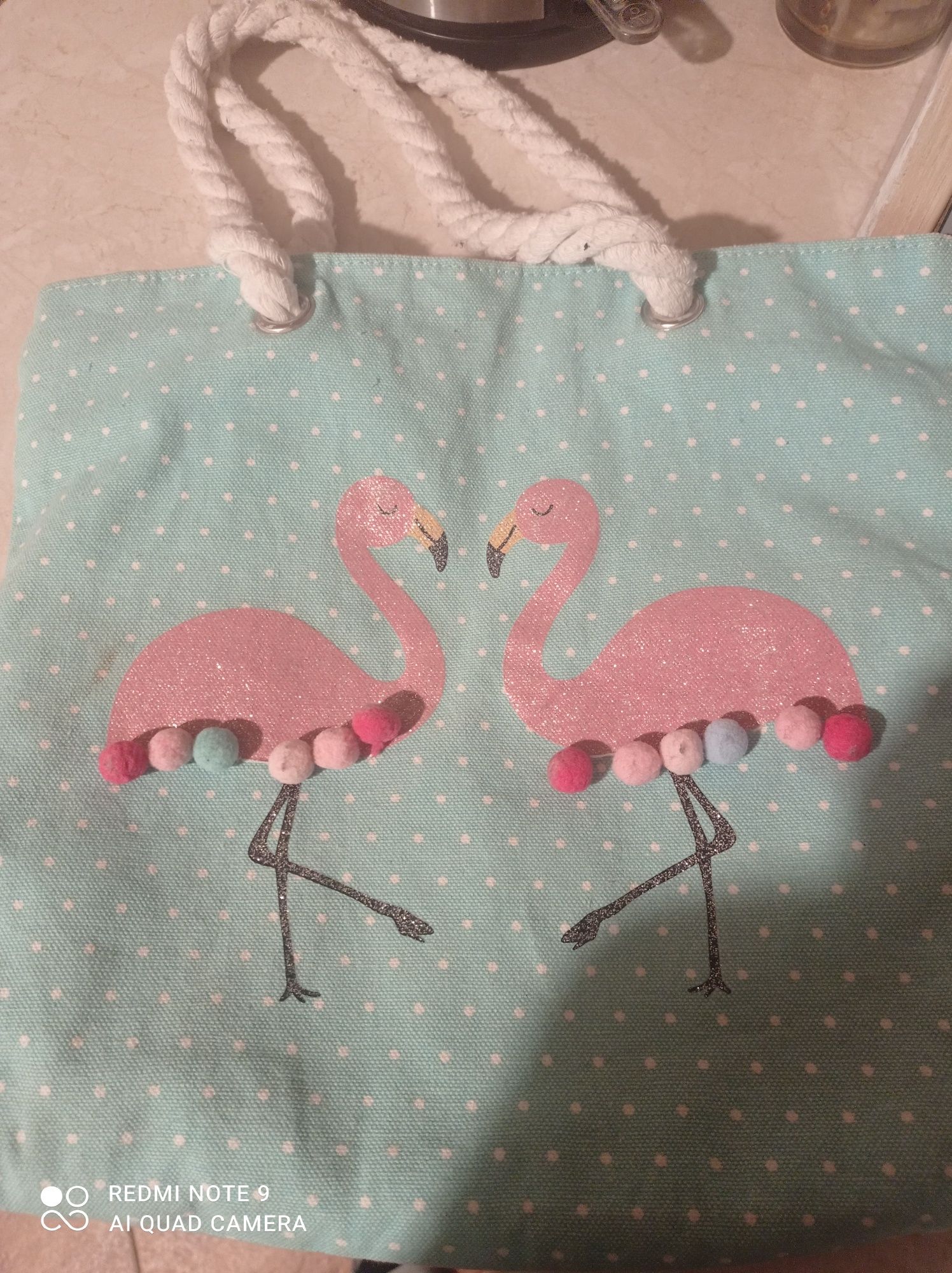 Torba z flamingami